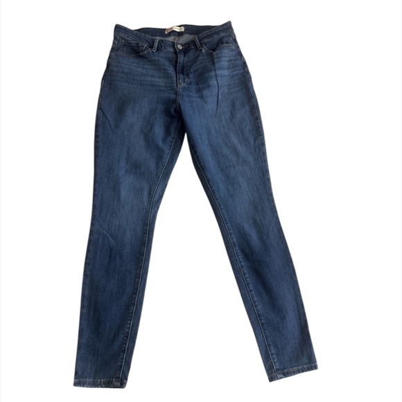 Denim - Signature Levi Strauss High Rise Skinny Jeans Women‎ Blue Size W32 L32